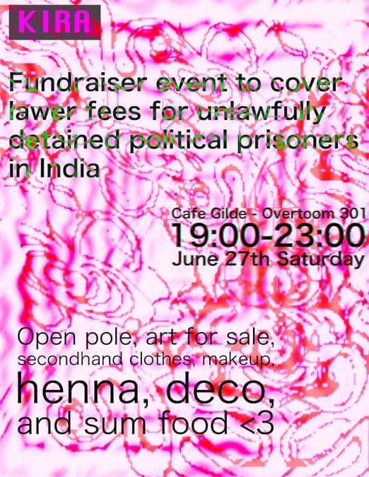 KIRA fundraiser for Indian political prisoners