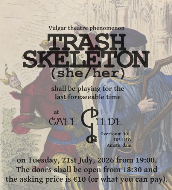 TRASH SKELETON (SHE/HER)