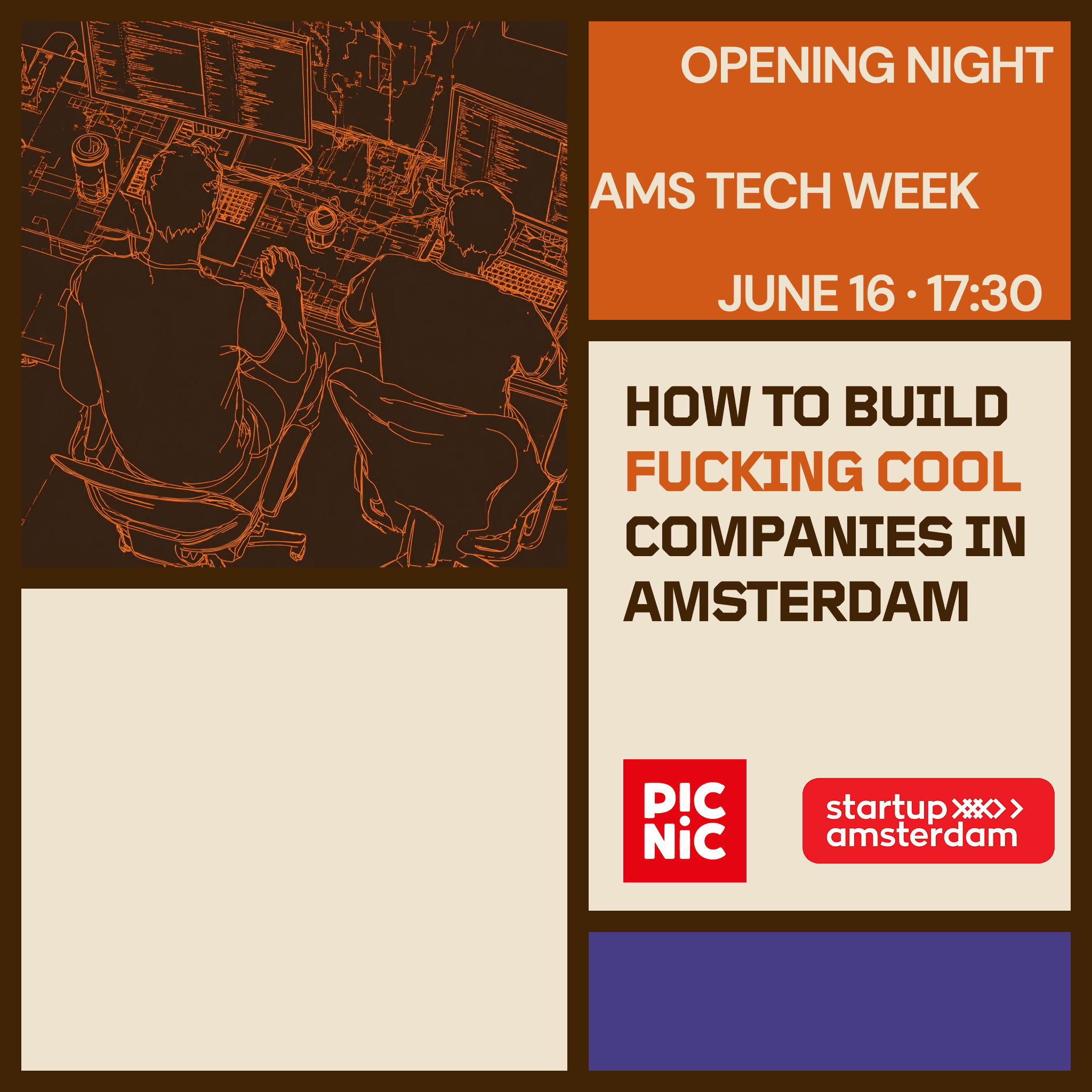 ATW Opening Night: How to Build Fucking Cool Companies From Amsterdam?