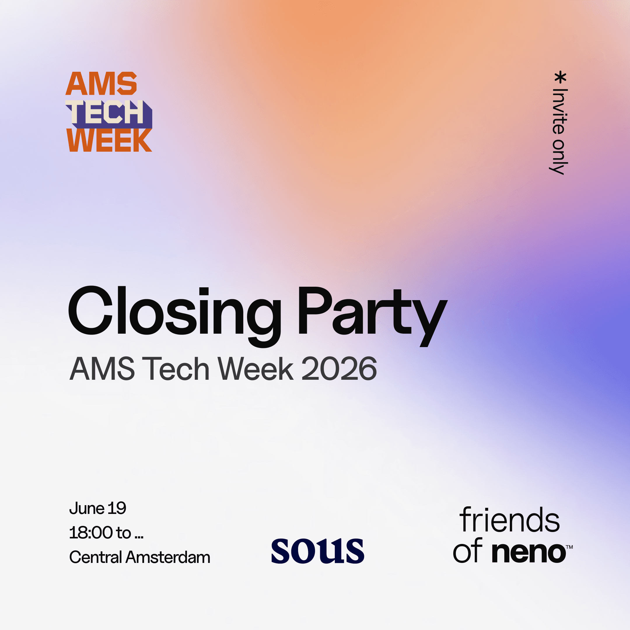 Closing Party - AMS Tech Week 2026