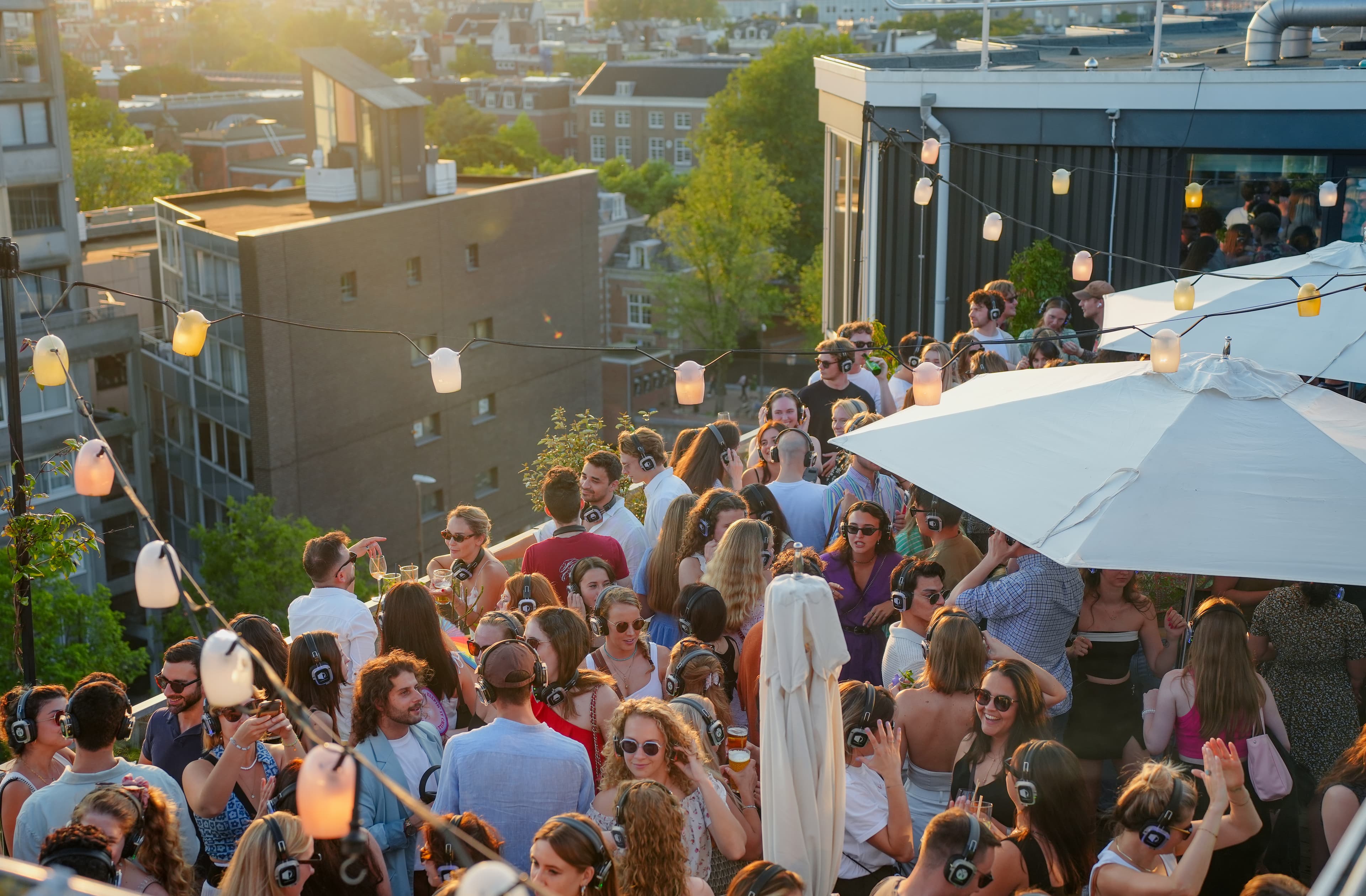 Rooftop Silent Disco Party