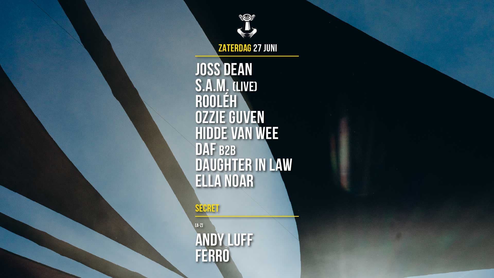 27 JUN - Thuishaven with Joss Dean / S.A.M. (live) / Rooléh