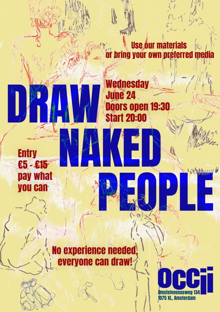 COMMUNITY EVENT: DRAW NAKED PEOPLE #6