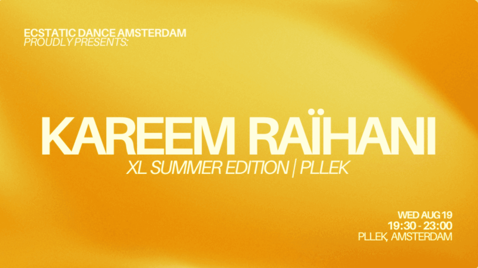 Ecstatic Dance Amsterdam | XL Cacao Summer Edition