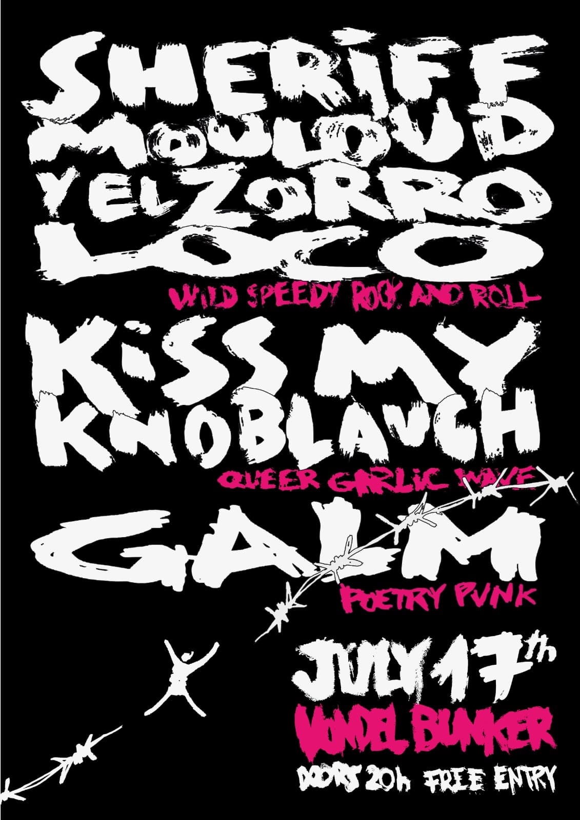 POETRY PUNK, QUEER GARLIC WAVE, AND SPEEDY ROCK AND ROLL