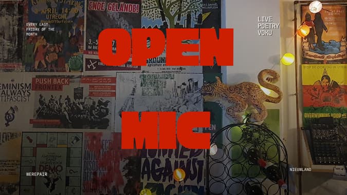 Open Mic Night, Live Poetry & VOKU