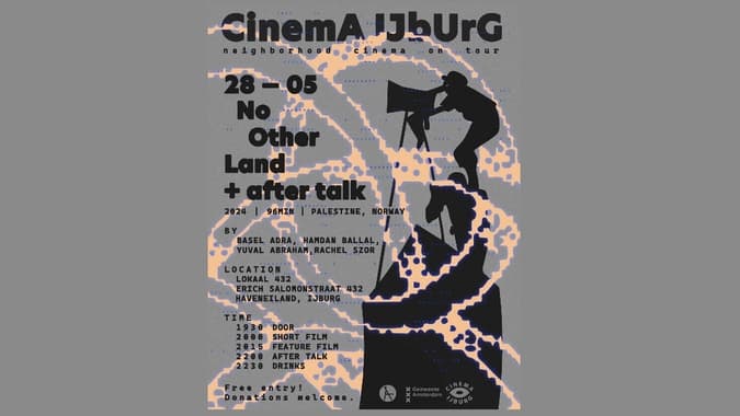 Palestinian film 'No Other Land' + after talk (benefit)