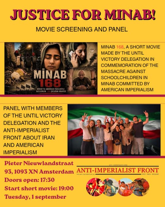 Justice for Minab: Film Screening of "Minab 168" and Panel Discussion