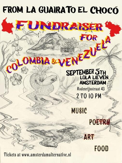 From La Guaira to El Chocó. Fundraiser for Venezuela and Colombia