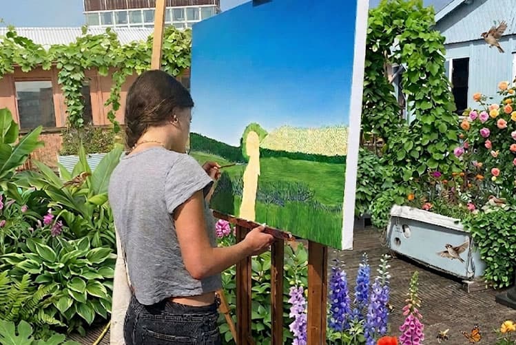 Summer Garden Painting Workshop at Treehouse NDSM