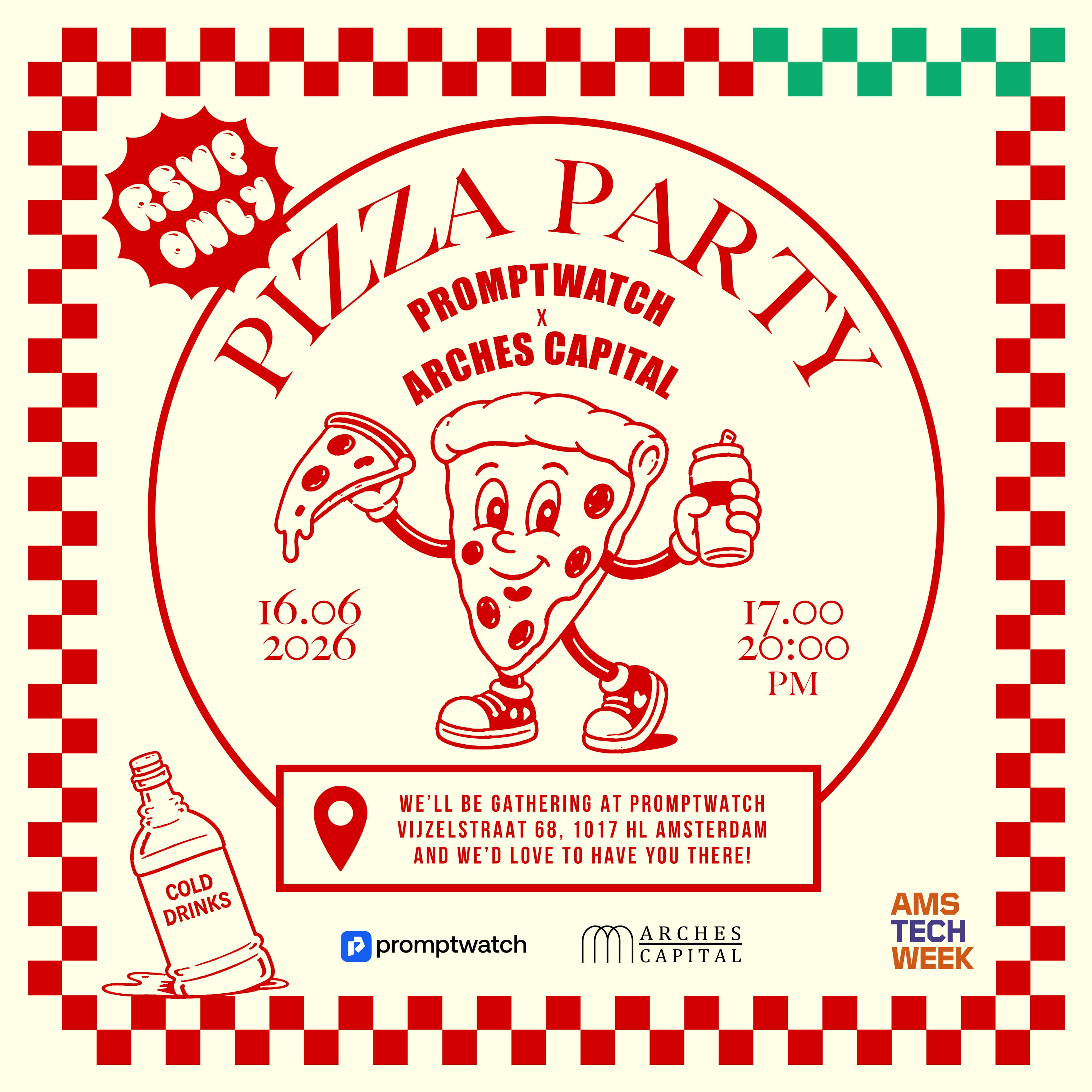 Pizza Party 🍕 Promptwatch x Arches Capital