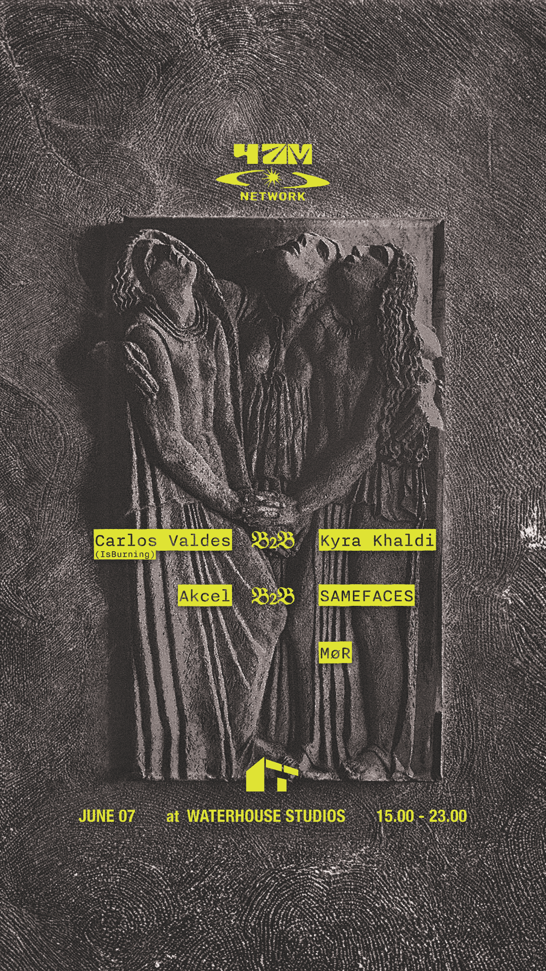 4AM Network present: Carlos Valdes(IsBurning) b2b Kyra Khaldi