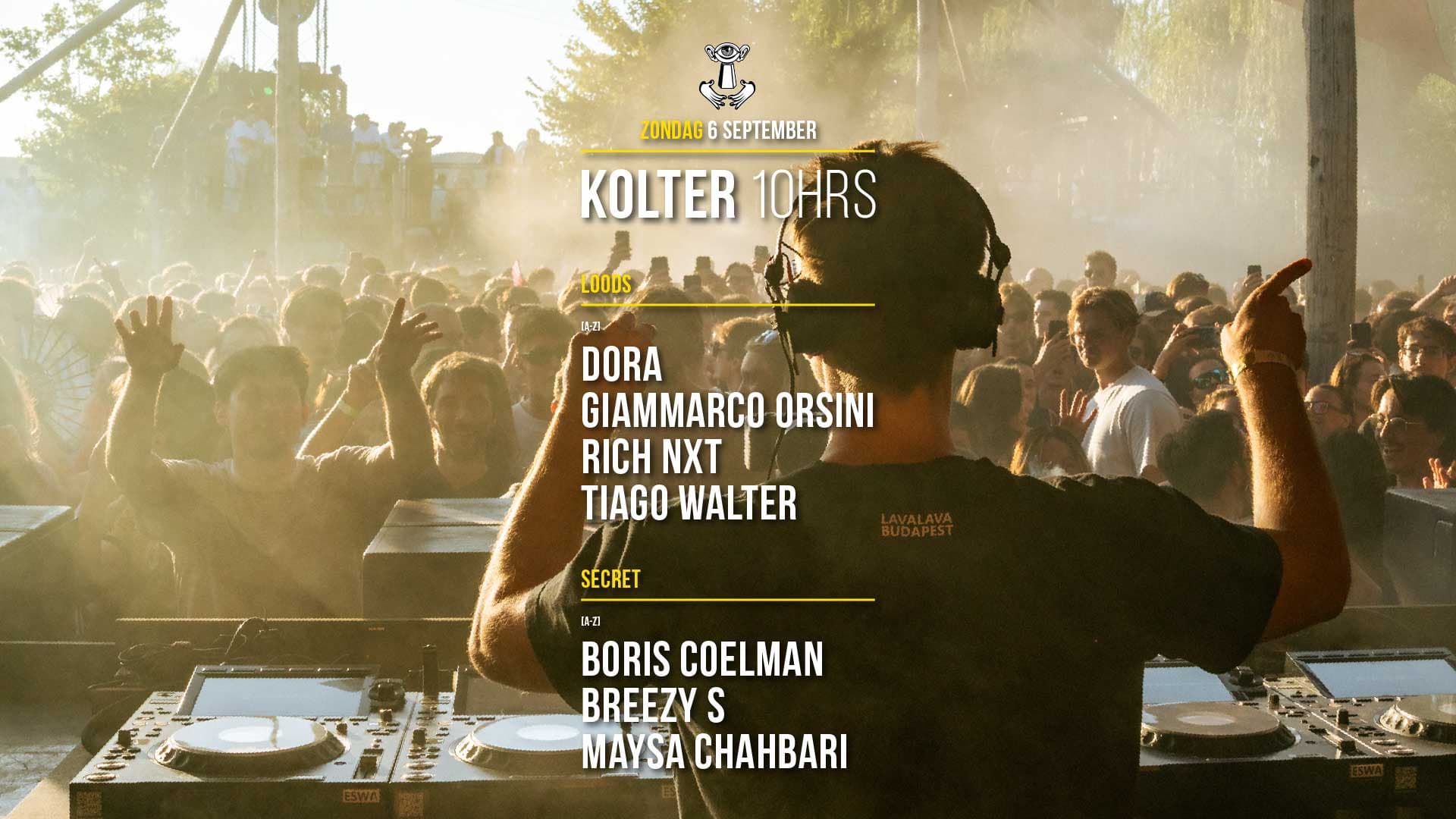 06 SEP - Thuishaven with Kolter 10HRS SOLD OUT