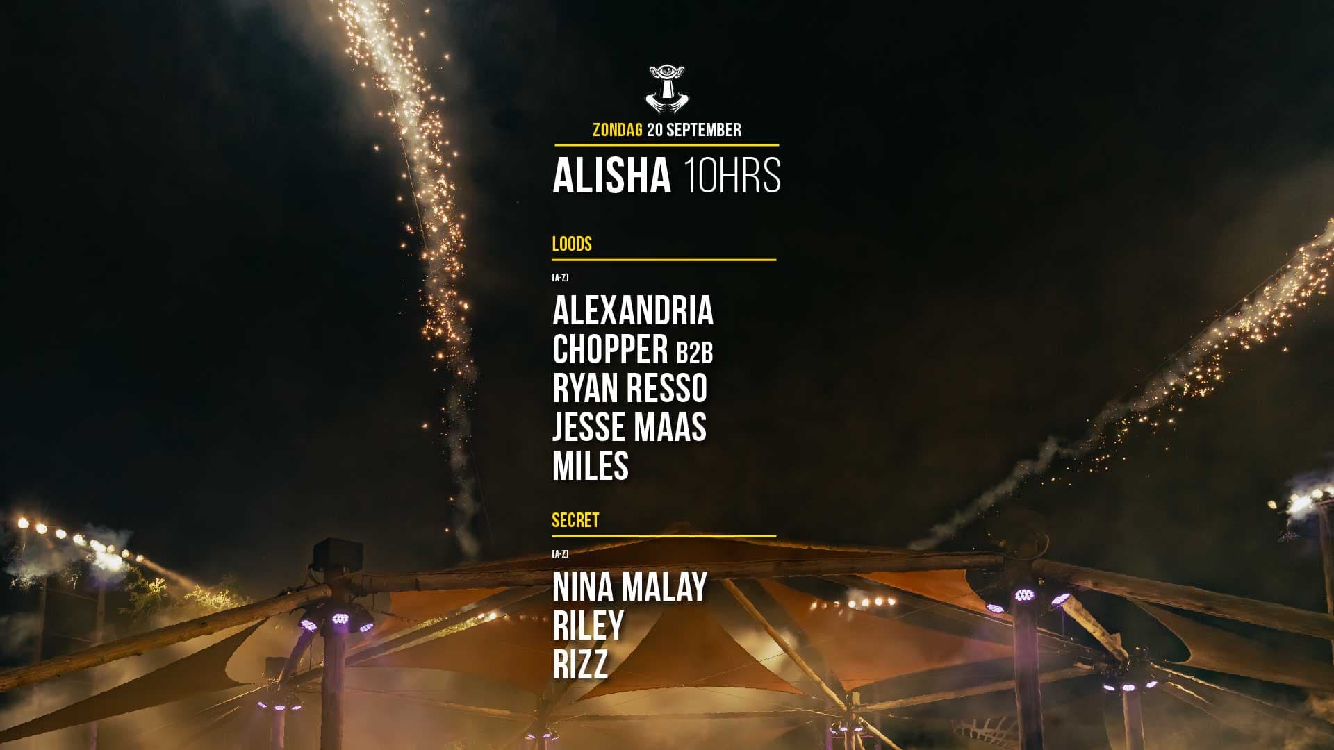 20 SEP - Thuishaven with ALISHA 10HRS SOLD OUT