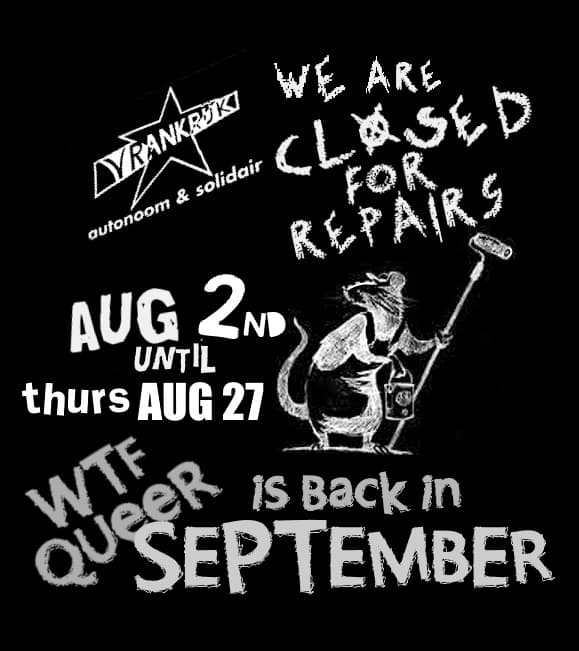 WTF Q WED BACK IN SEPT