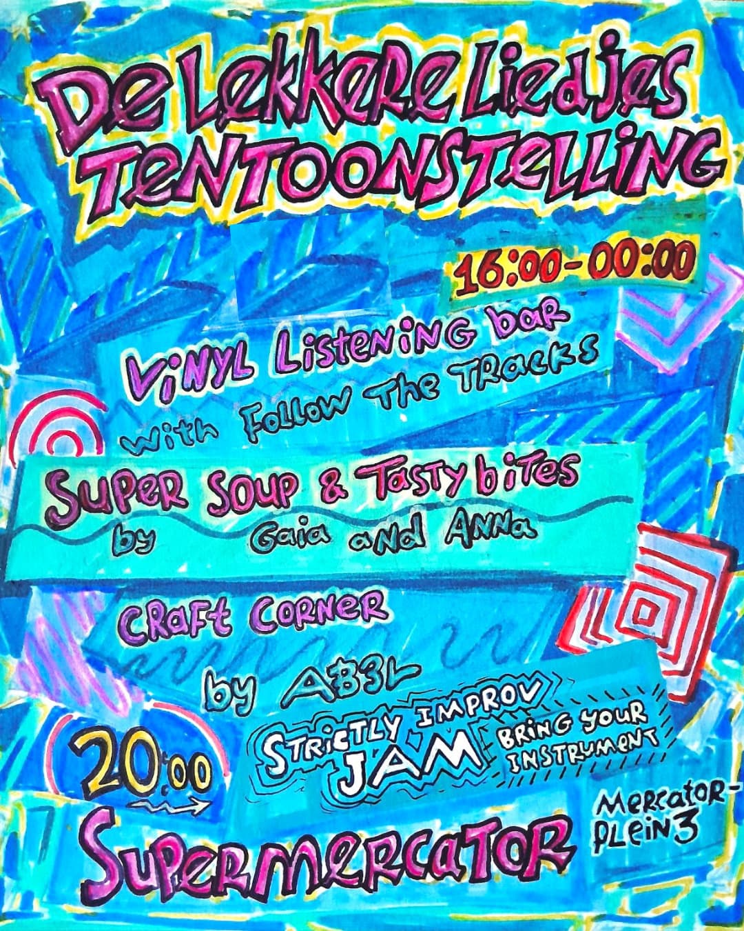 De Lekkere Liedjes Tentoonstelling/RAP LAB!